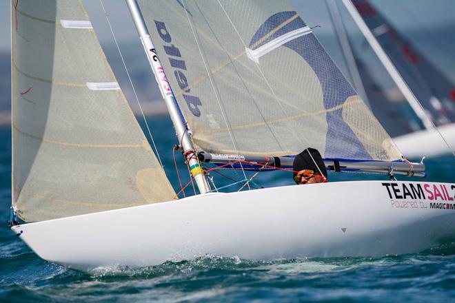 Barend Kol,2.4m,NED 1 - Sail for Gold Regatta 2013 © Paul Wyeth / www.pwpictures.com http://www.pwpictures.com